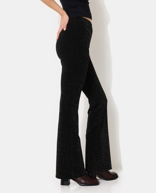 Pantalon flare en maille avec fils lurex - PIMKIE - 2