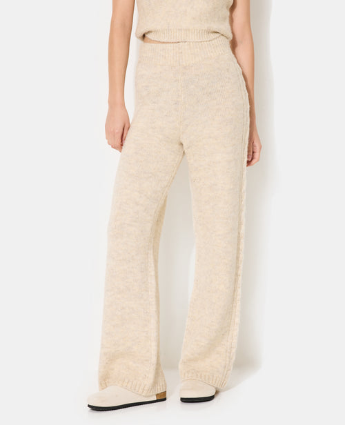 Pantalon droit en maille fantaisie - PIMKIE - 5