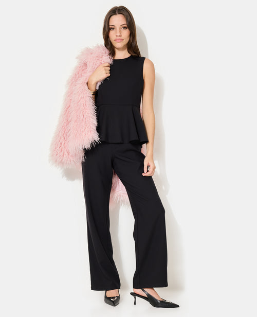 Combinaison pantalon sans manches forme peplum - PIMKIE - 1