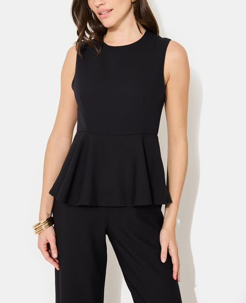 Combinaison pantalon sans manches forme peplum - PIMKIE - 2