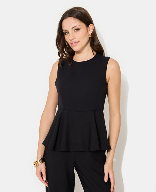 Combinaison pantalon sans manches forme peplum - PIMKIE - 3