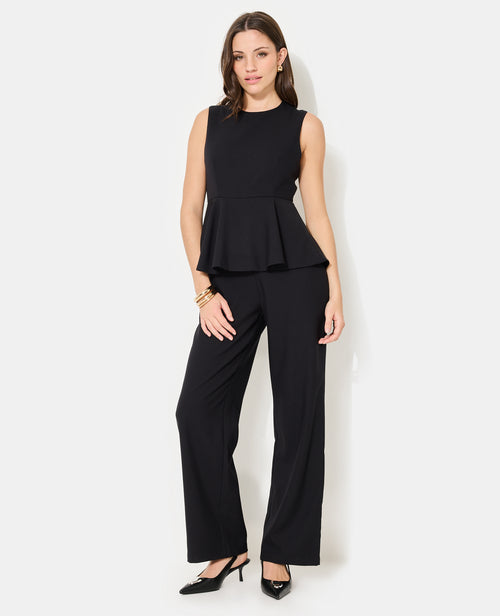 Combinaison pantalon sans manches forme peplum - PIMKIE - 5
