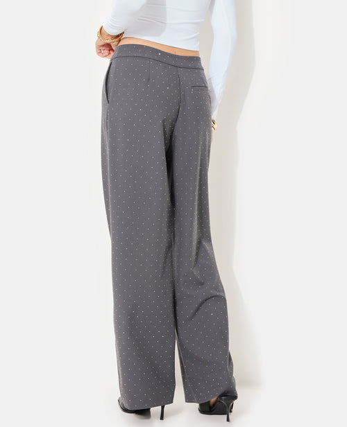 Pantalon droit avec mini strass - PIMKIE - 6