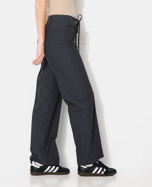 Pantalon city avec ceinture à nouer - PIMKIE - 3