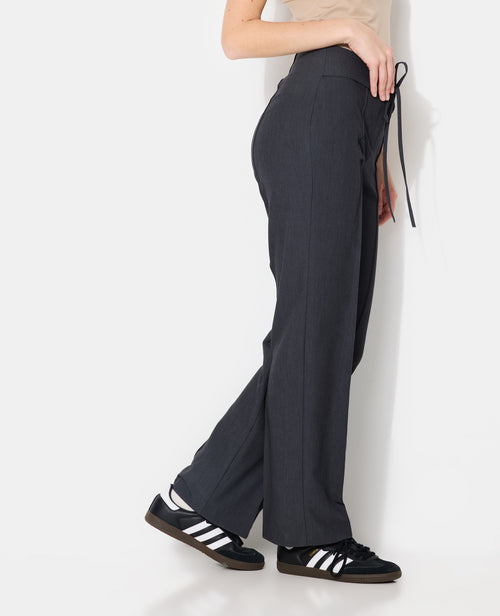 Pantalon city avec ceinture à nouer - PIMKIE - 7