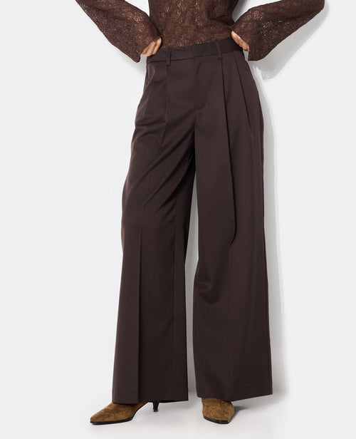 Pantalon city large avec pinces - PIMKIE - 5