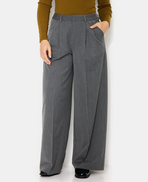 Pantalon city large avec pinces - PIMKIE - 5