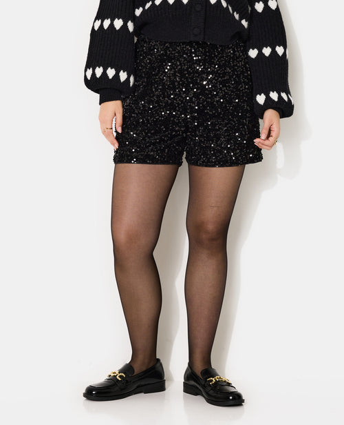 Short taille haute avec sequins - PIMKIE - 4