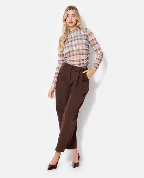 Pantalon barrel avec pinces - PIMKIE - 1