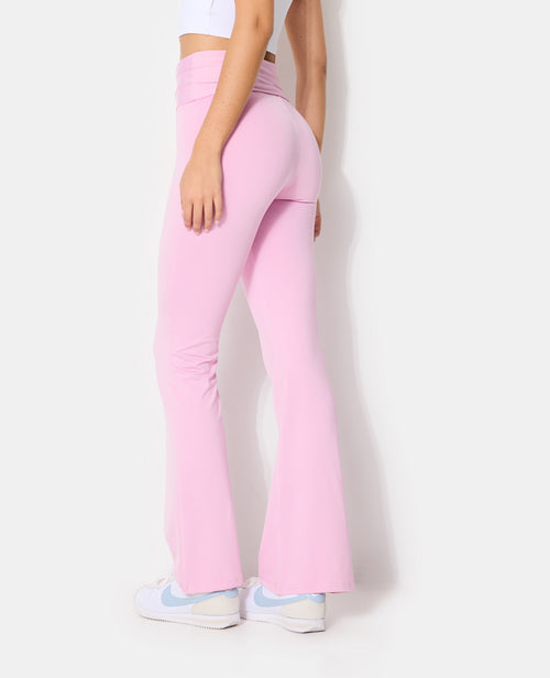 Pantalon flare en maille stretch avec ceinture revers - PIMKIE - 2