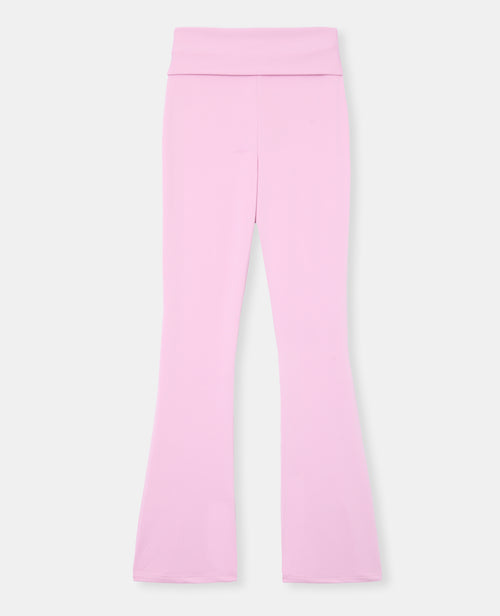 Pantalon flare en maille stretch avec ceinture revers - PIMKIE - 4