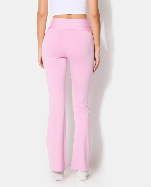 Pantalon flare en maille stretch avec ceinture revers - PIMKIE - 6