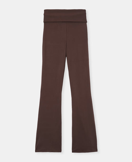 Pantalon flare en maille stretch avec ceinture revers - PIMKIE - 4