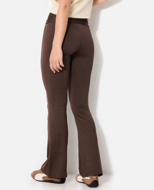 Pantalon flare en maille stretch avec ceinture revers - PIMKIE - 6
