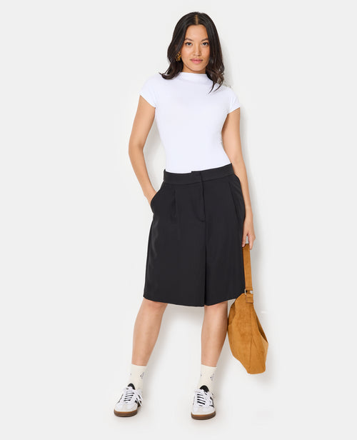 Bermuda city façon jupe-culotte - PIMKIE - 1