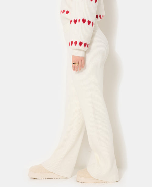 Pantalon en maille côtelée épaisse - PIMKIE - 2