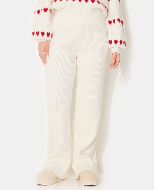 Pantalon en maille côtelée épaisse - PIMKIE - 5