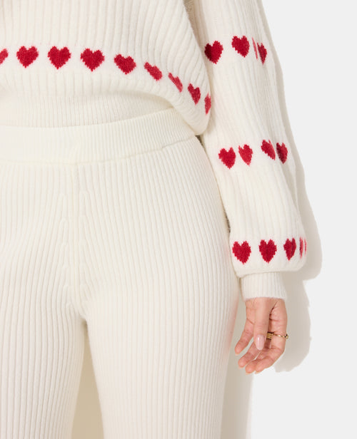 Pantalon en maille côtelée épaisse - PIMKIE - 7