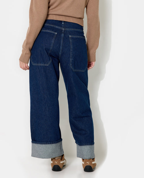 Jean baggy taille medium avec revers - PIMKIE - 6