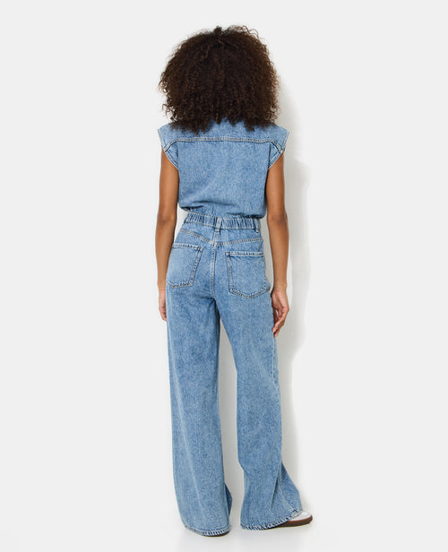 Combinaison en jean sans manches - PIMKIE - 6