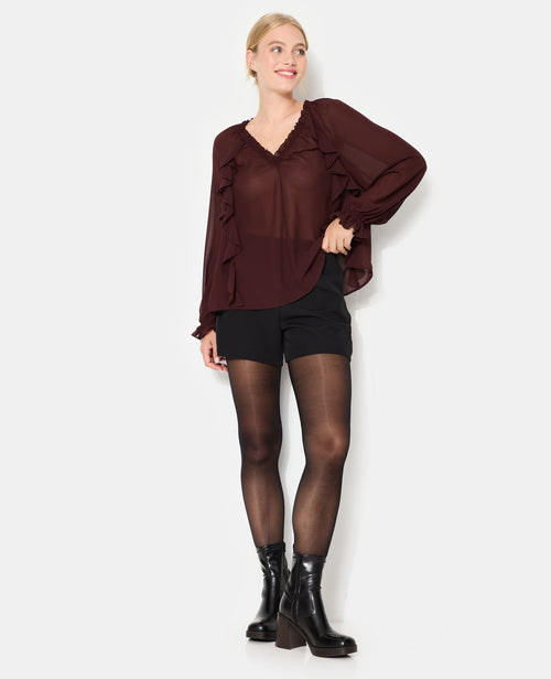 Short city taille haute avec doubles passants - PIMKIE - 1