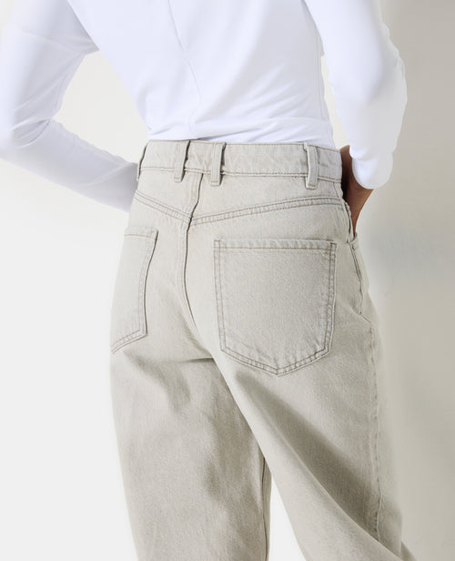Jean barrel taille haute - PIMKIE - 3