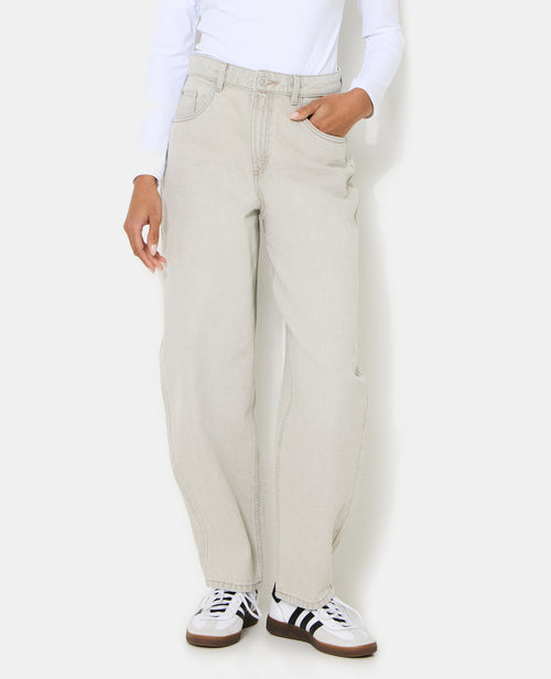 Jean barrel taille haute - PIMKIE - 5