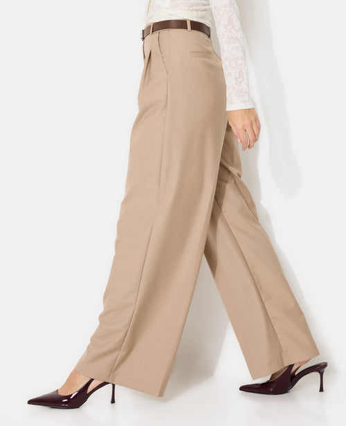 Pantalon large taille haute avec ceinture - PIMKIE - 2