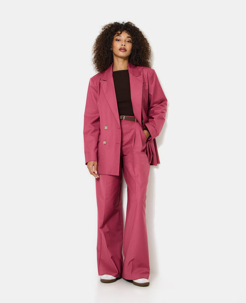 Pantalon large taille haute avec ceinture - PIMKIE - 1