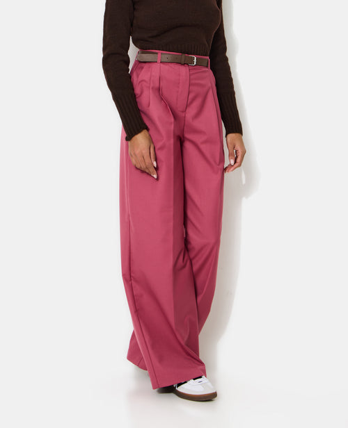 Pantalon large taille haute avec ceinture - PIMKIE - 2