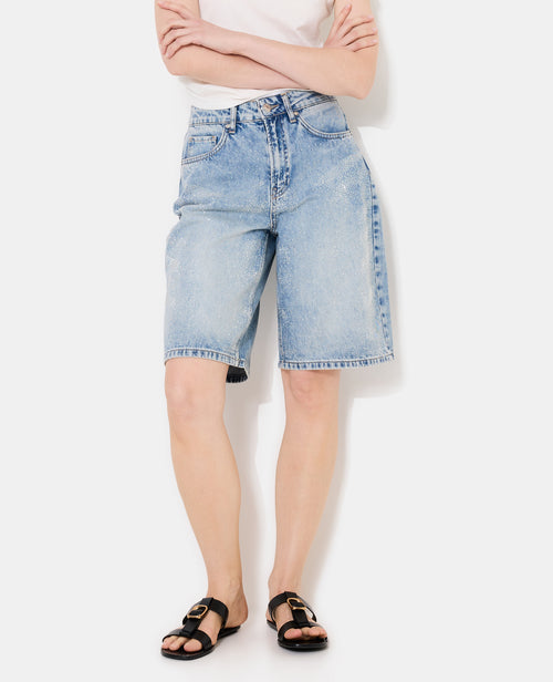 Bermuda en jean avec strass - PIMKIE - 5