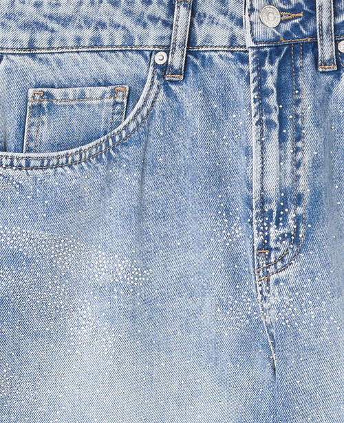 Bermuda en jean avec strass - PIMKIE - 7
