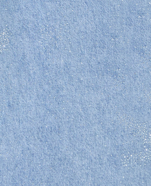 Bermuda en jean taille haute avec mini-strass - PIMKIE - 8