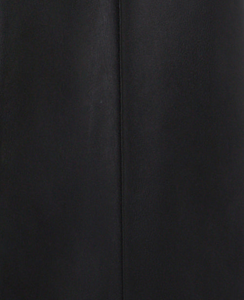 Pantalon droit en simili avec sur piqûres - PIMKIE - 8