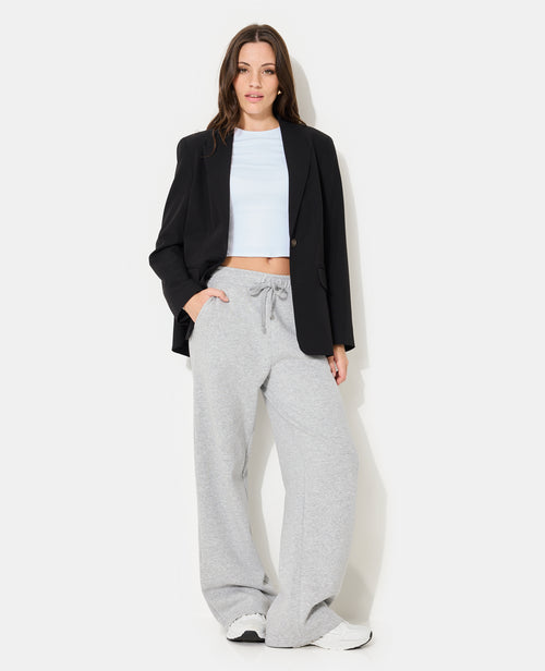 Pantalon de jogging bas droits en molleton - PIMKIE - 1