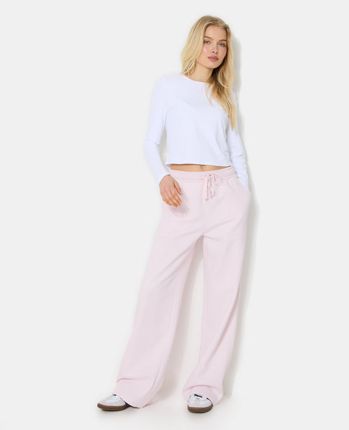 Pantalon de jogging bas droits en molleton - PIMKIE - 1