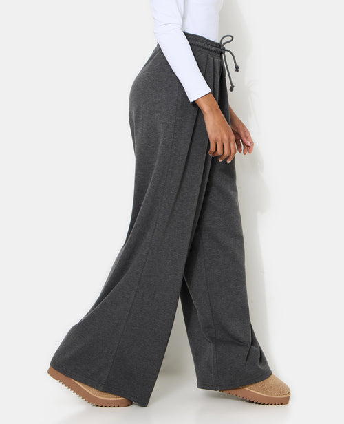 Pantalon de jogging extra large avec pinces bas droits - PIMKIE - 2