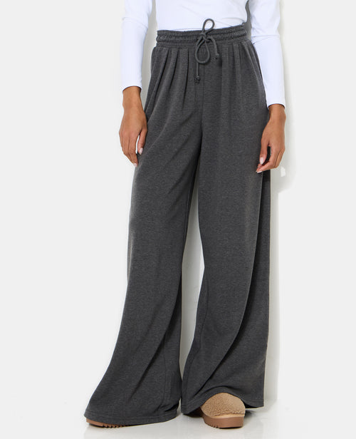 Pantalon de jogging extra large avec pinces bas droits - PIMKIE - 5