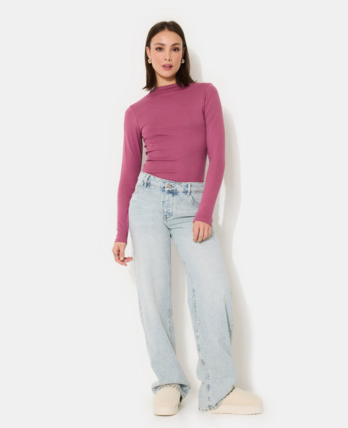 J71-3 / Jean wide taille basse - PIMKIE - 1