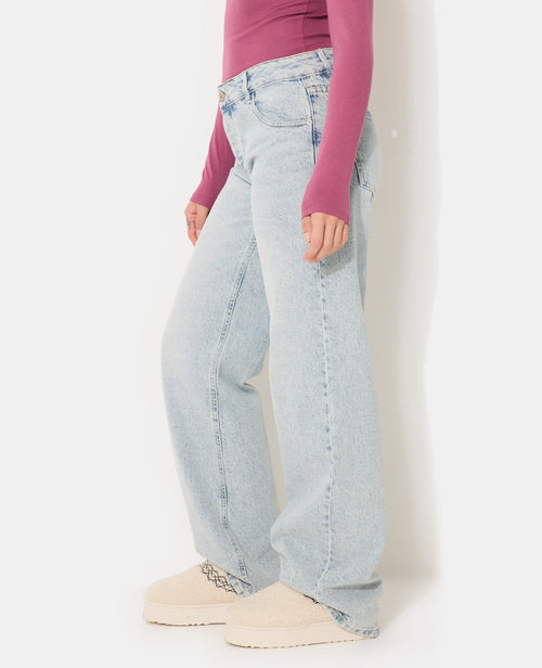 J71-3 / Jean wide taille basse - PIMKIE - 2