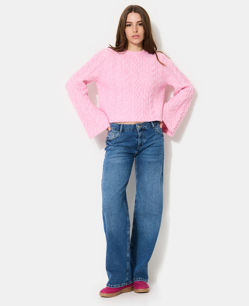 Jean wide taille basse - PIMKIE - 1