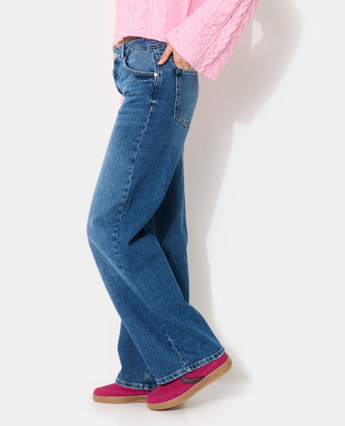 J71-3 / Jean wide taille basse - PIMKIE - 2