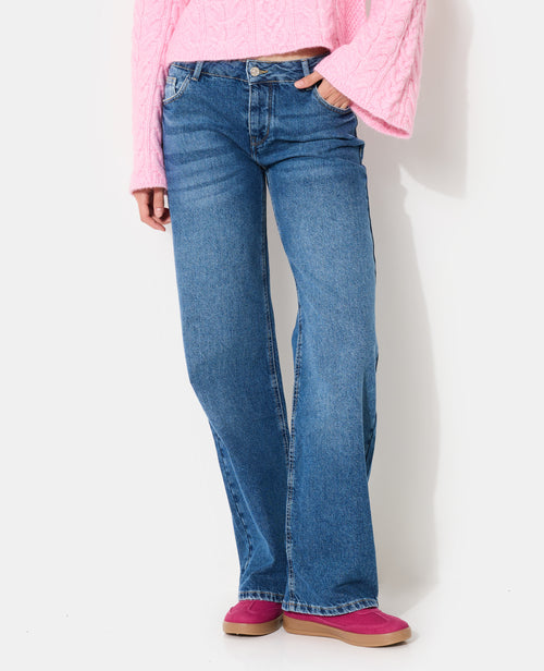 Jean wide taille basse - PIMKIE - 4