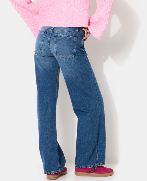 J71-3 / Jean wide taille basse - PIMKIE - 5