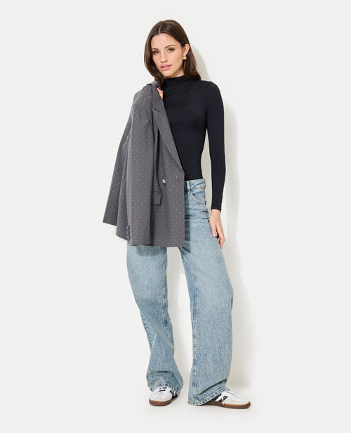 J71-3 / Jean wide taille basse - PIMKIE - 1