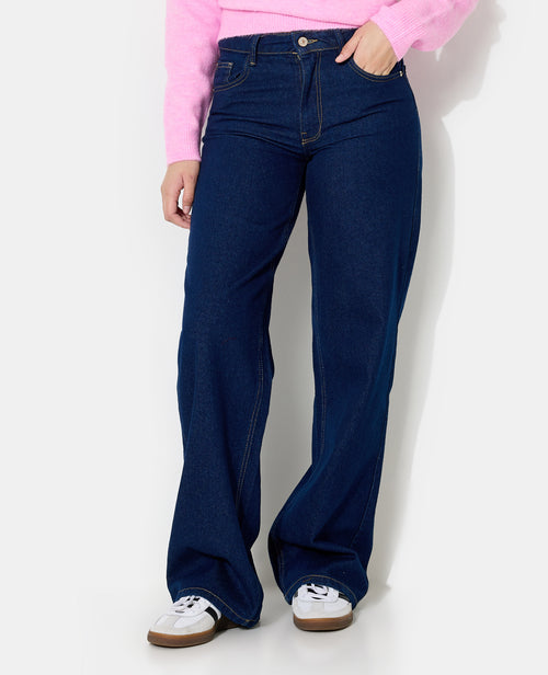 J71-2 / Jean wide loose taille medium - PIMKIE - 5