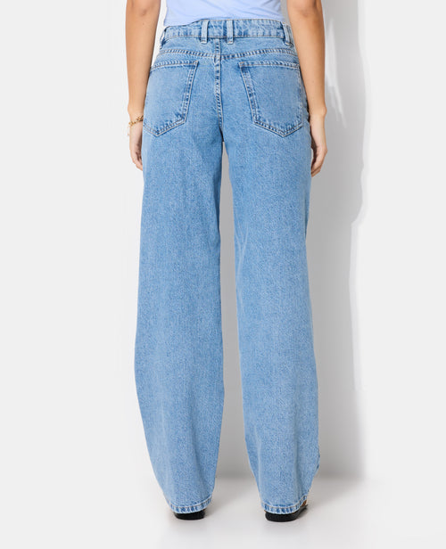 J71-2 / Jean wide loose taille medium - PIMKIE - 6