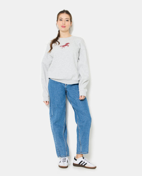 Jean barrel taille haute avec jeux de coutures - PIMKIE - 3