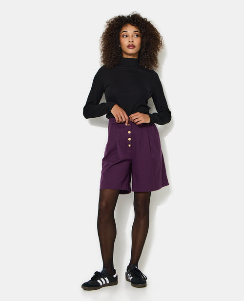 Short long avec boutons fantaisie - PIMKIE - 1