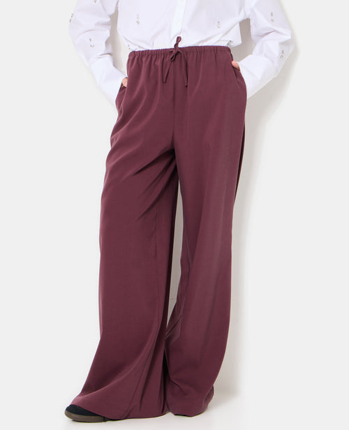 Pantalon droit et large avec lien coulissé - PIMKIE - 5